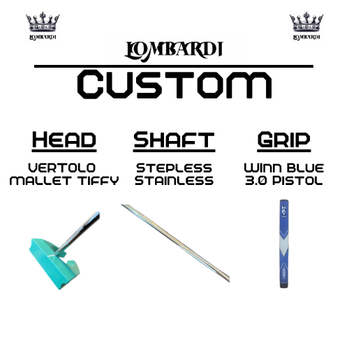 Lombardi Golf Custom Tiffy Vertolo Mallet Golf Putter