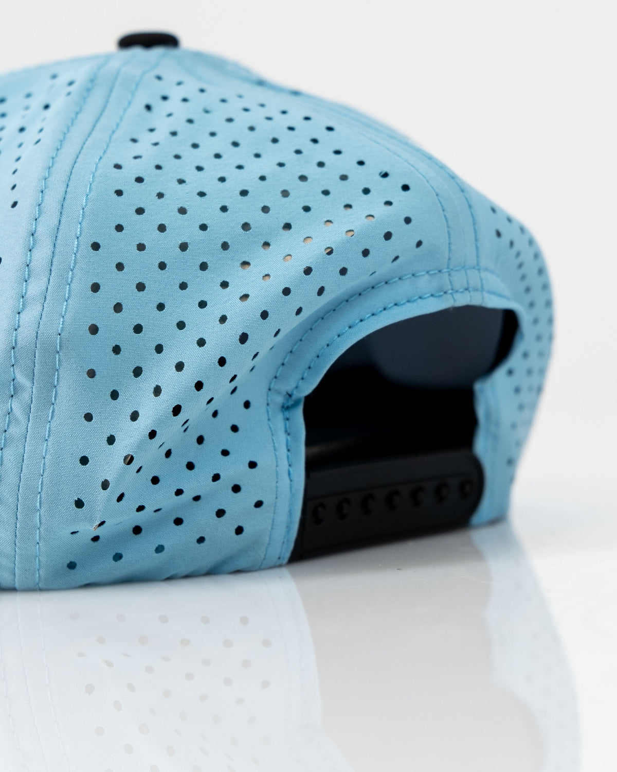 Middle Finger Baby Blue - Perforated Golf Rope Hat