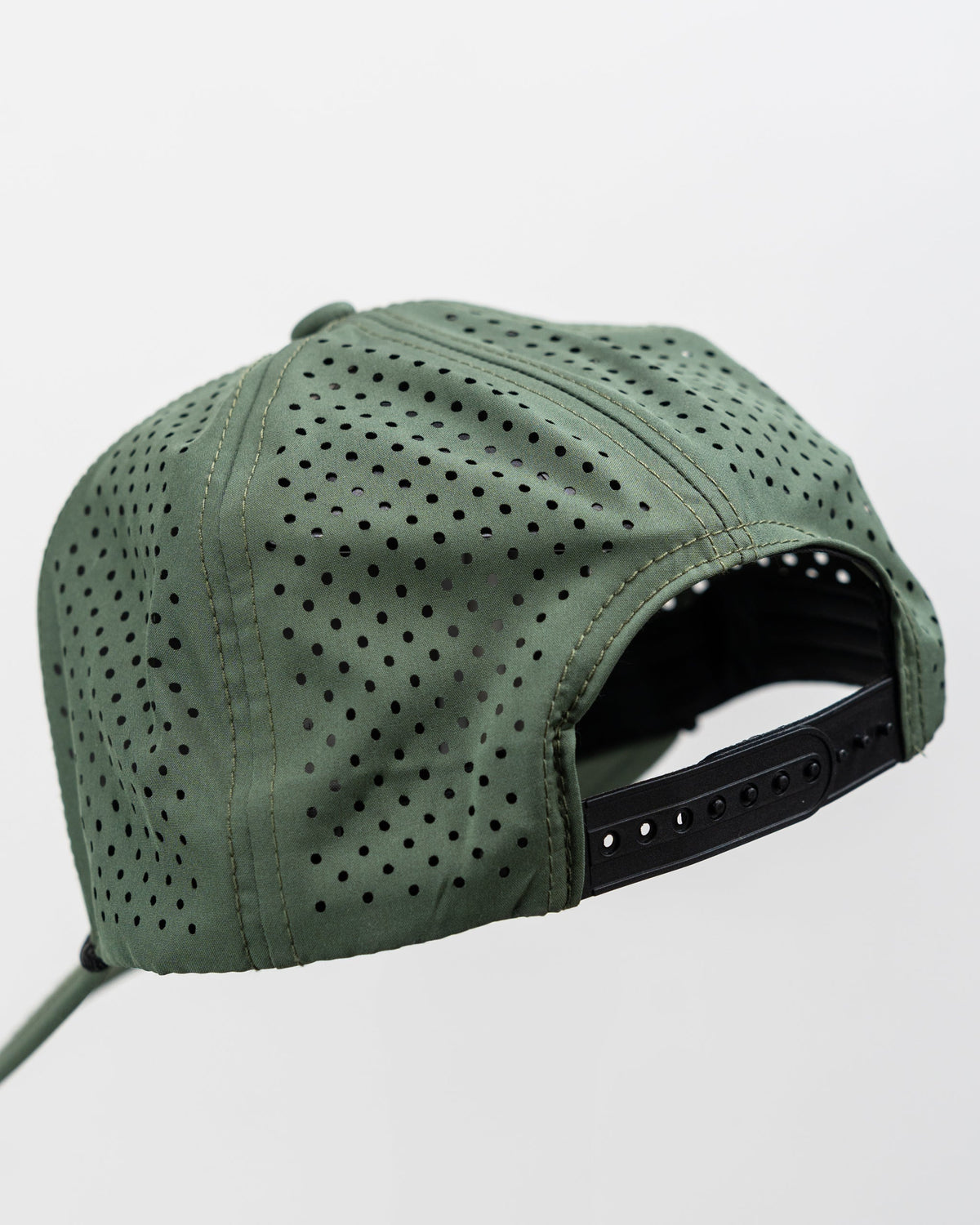 Perforated Golf Rope Hat - Olive