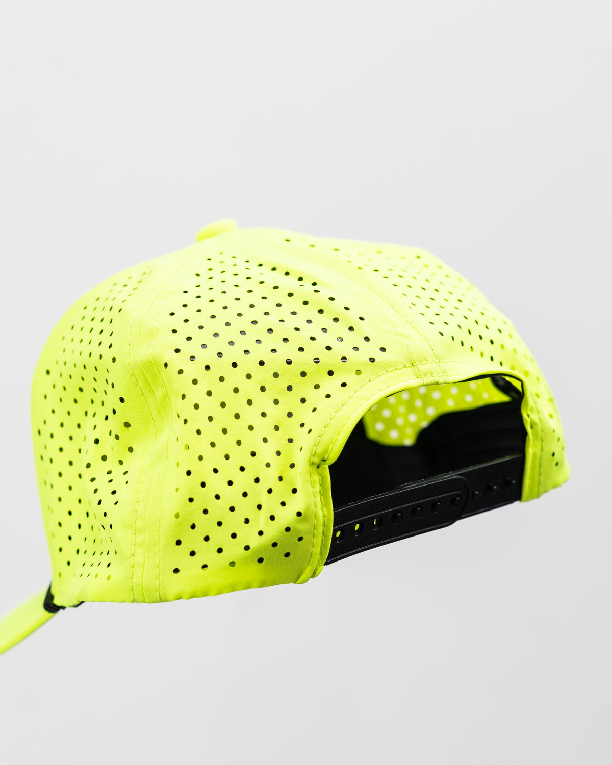 Perforated Golf Rope Hat - Highlighter Yellow