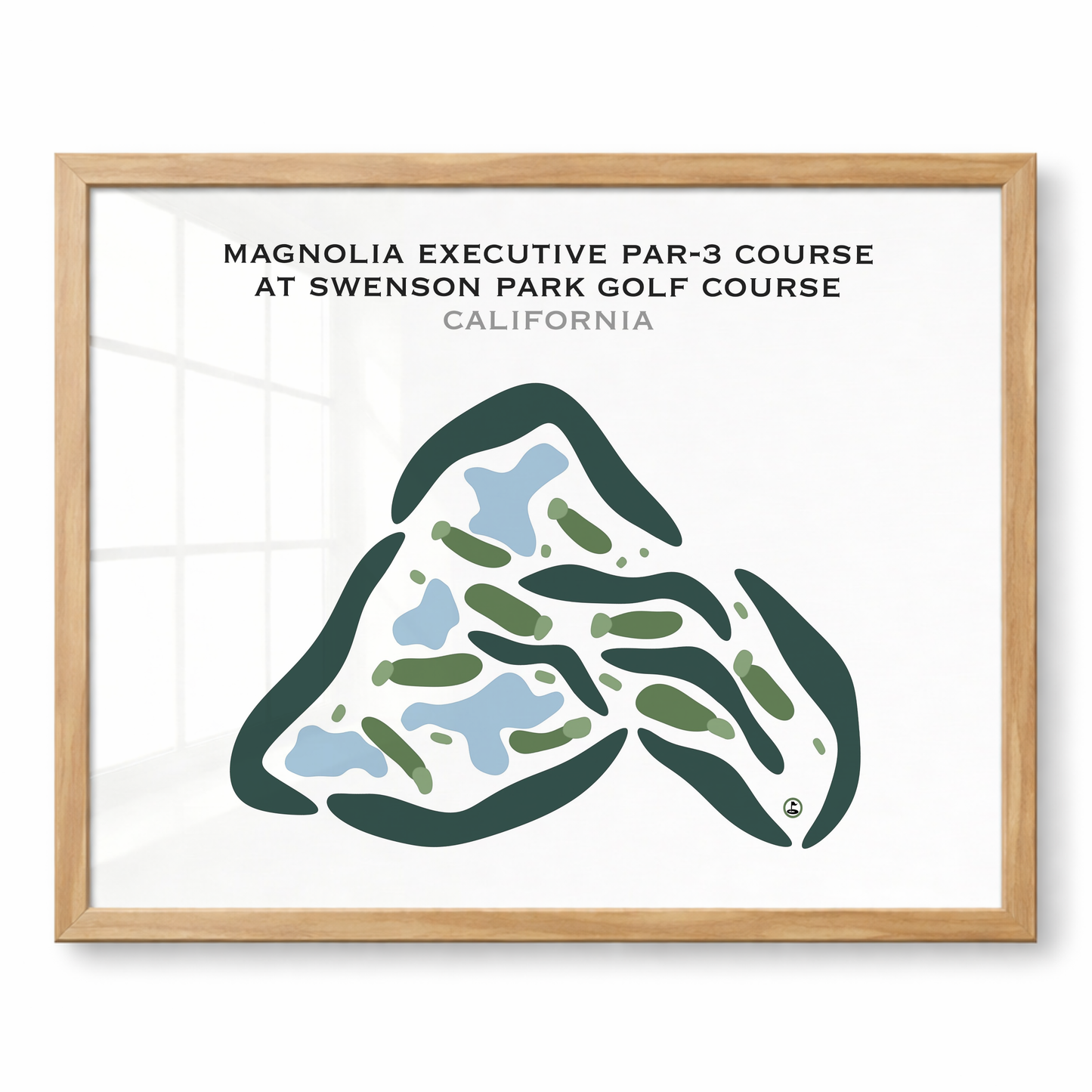 Magnolia Executive Par-3 Course at Swenson Park Golf Course, California - Printed Golf Courses