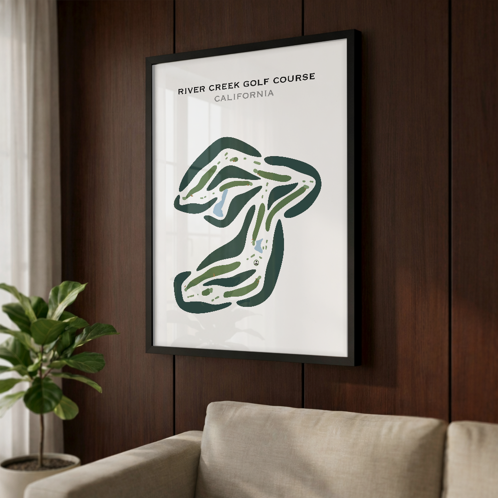 River Creek Golf Course, California - Printed Golf Courses