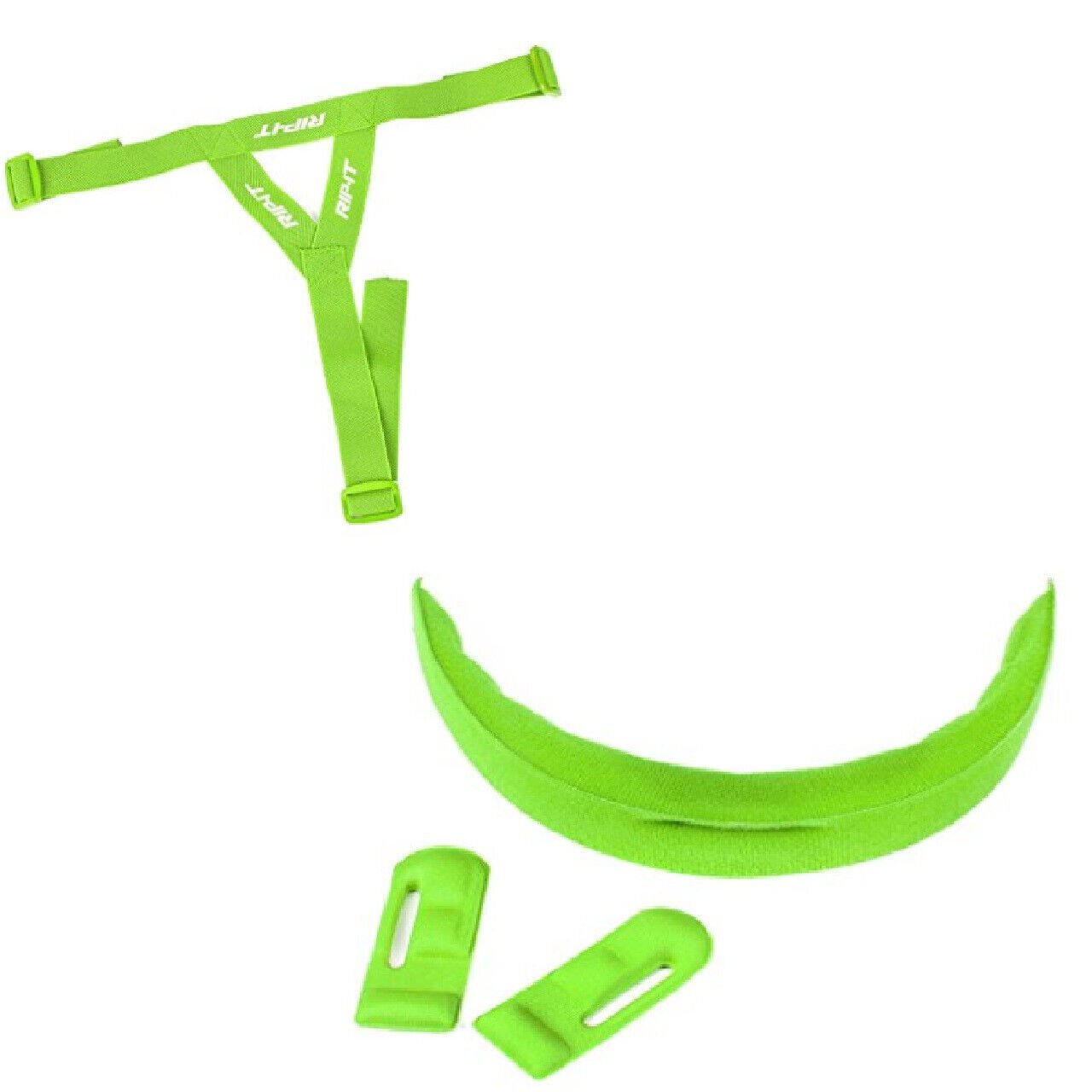 Rip It Fielders Mask Replacement Pads & Strap Combo-Green