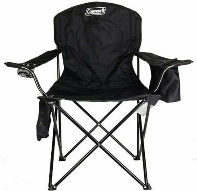 Coleman Cooler Quad Chair - Black