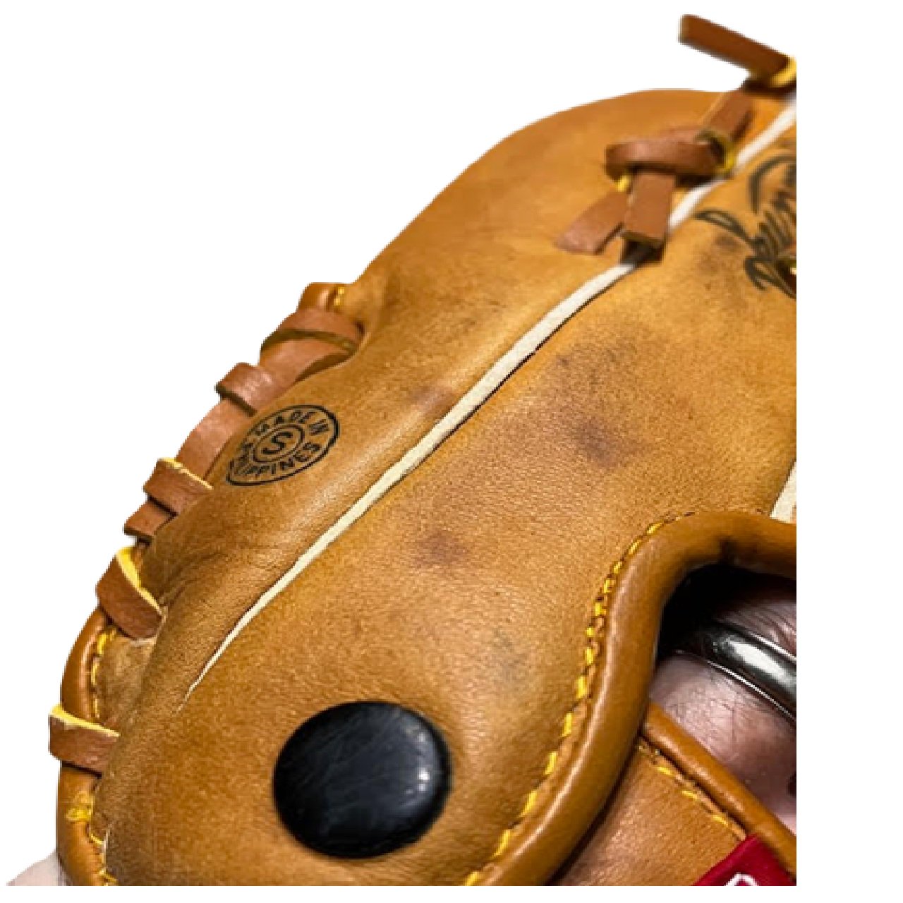 Rawlings Derek Jeter 11-inch Youth Baseball Infield Glove RHT | Basket-Web Tan Leather BM1