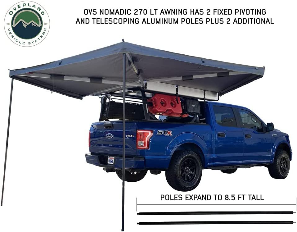 Overland Vehicle Systems Nomadic Awning 270 LT Passenger Side Travel Cover