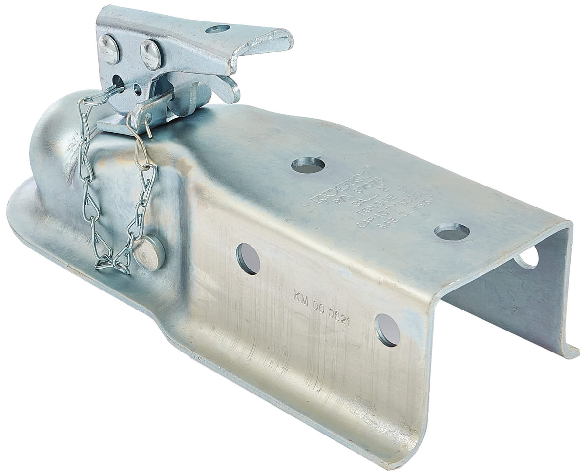 HUSKY TOWING 87076 2'' Ball 3'' Width 6,000 lbs. Straight Coupler with Chain,Grey