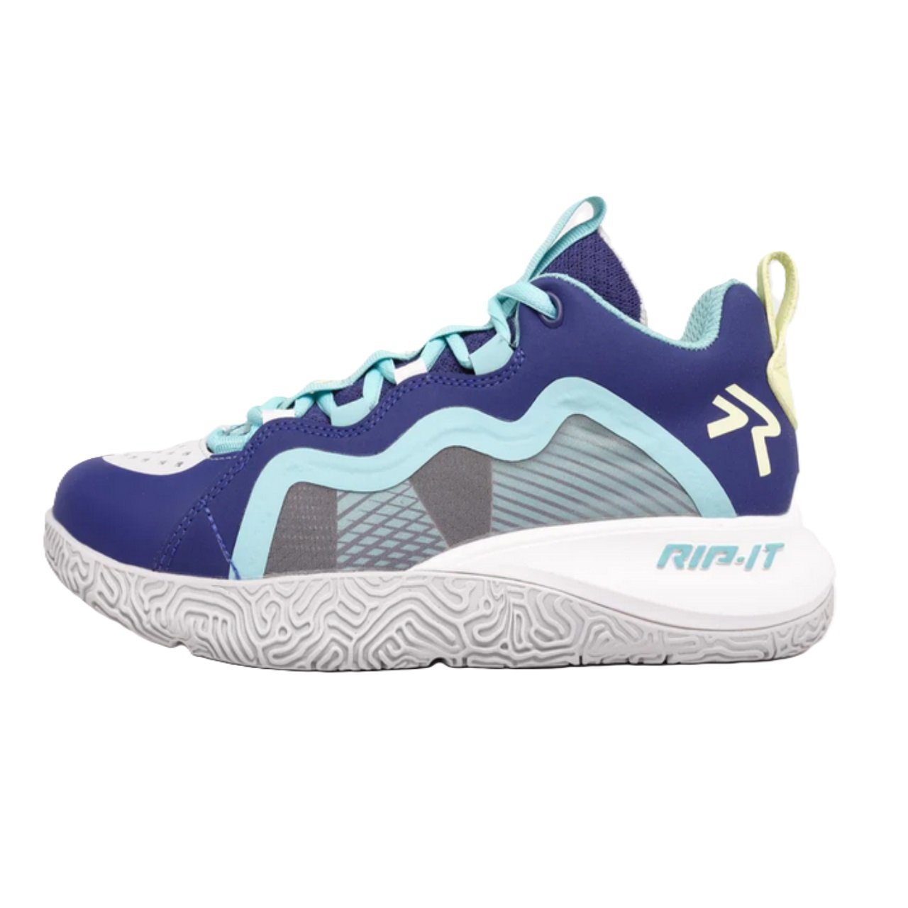 RIP-IT Sports Women’s Swiftstep Future Court Volleyball Shoe-White/Navy/Blue