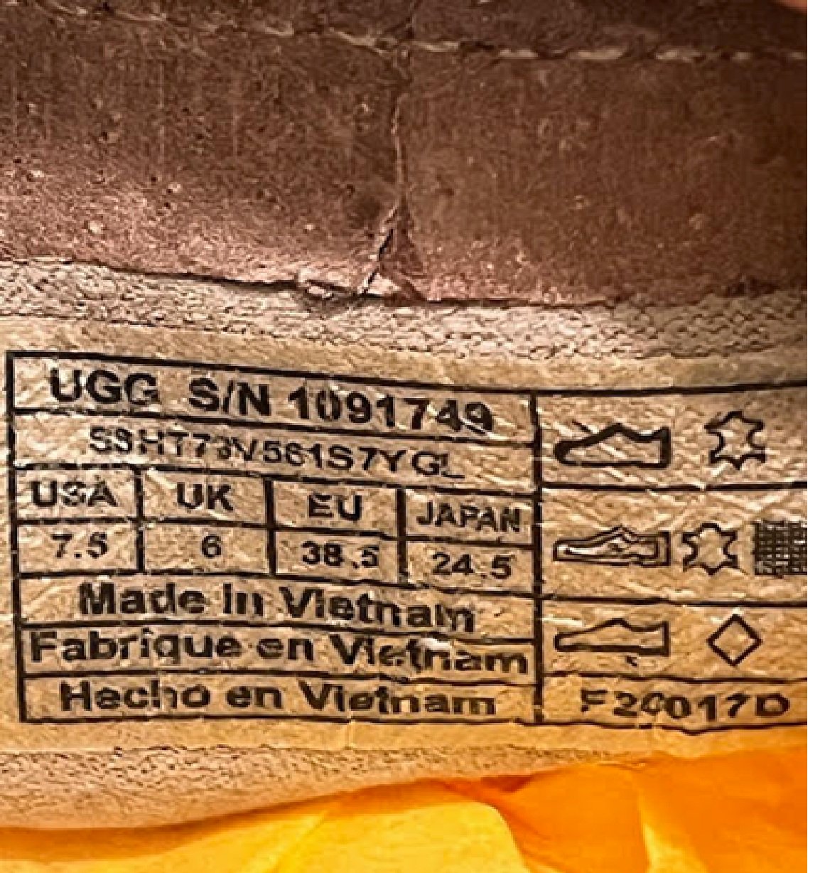 UGG Slip on Sneaker Loafer Women's Brown 7.5 1091749-BM1