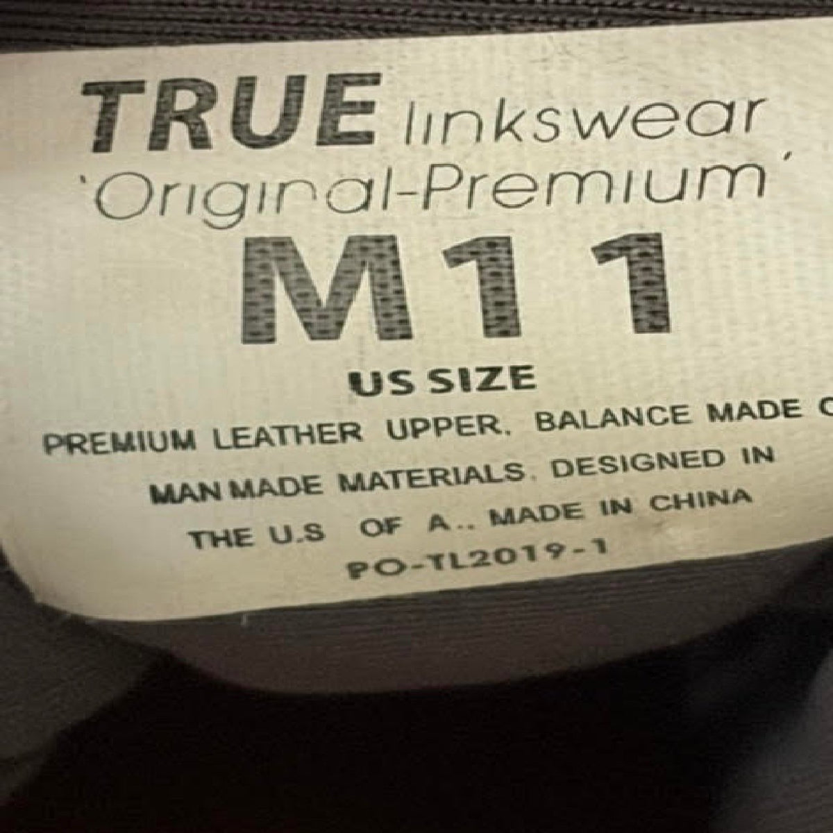 True Linkswear Original Premium Spikeless Men's Golf Shoe Green US 11 BM1