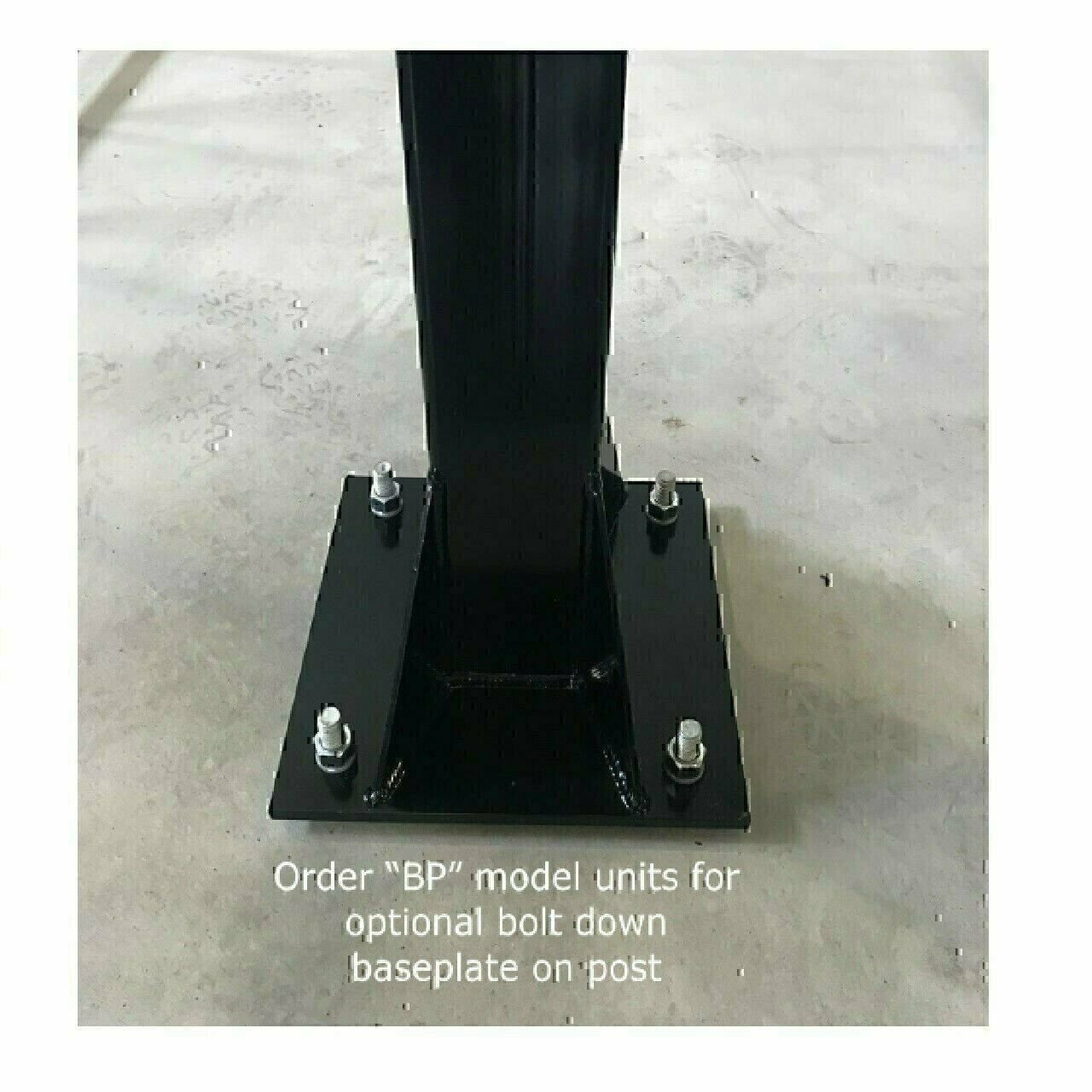 First Team Champ II Basketball Goal Adjustable Height Bolt Down w/36x48 acrylic