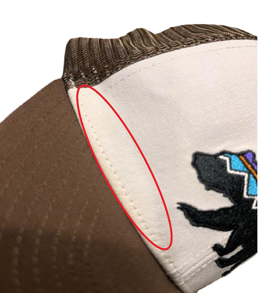 Patagonia "Bear" Brown Adjustable Trucker Style Hat BM1