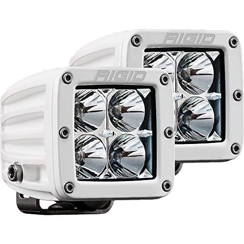 Rigid Industries 602113 Flood Light, White D-Series Pro, Pair