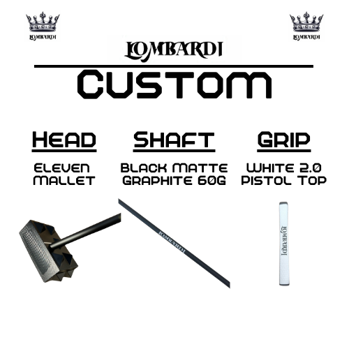 Lombardi Golf Custom Eleven Mallet Golf Putter