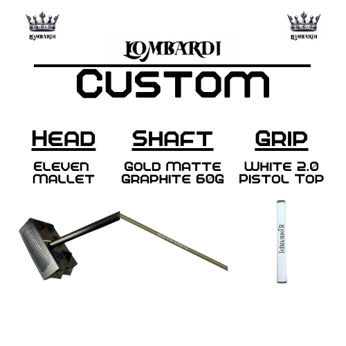 Lombardi Golf Custom Eleven Mallet Golf Putter