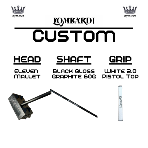 Lombardi Golf Custom Eleven Mallet Golf Putter