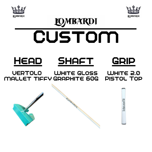 Lombardi Golf Custom Tiffy Vertolo Mallet Golf Putter