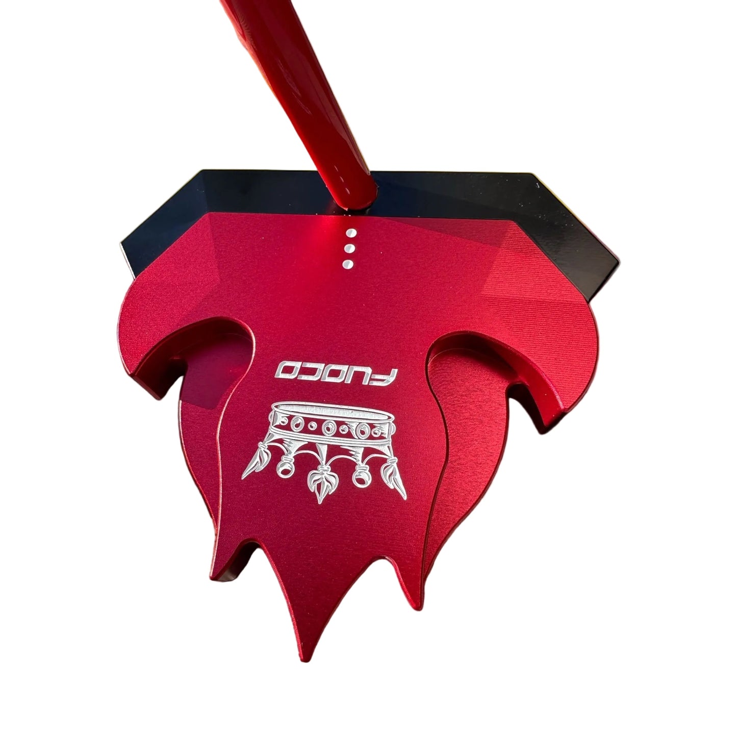 Lombardi Golf Custom Red Fuoco Mallet Golf Putter