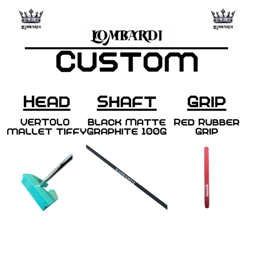 Lombardi Golf Custom Tiffy Vertolo Mallet Golf Putter