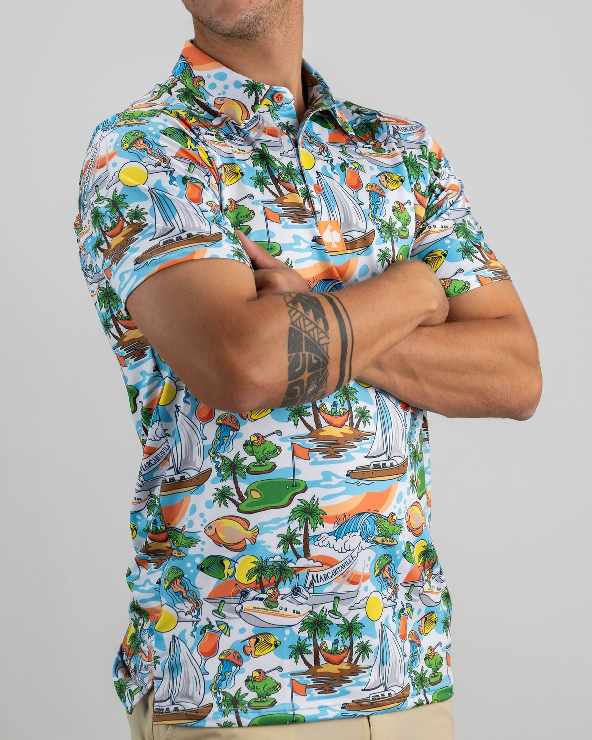 Margaritaville - Pins In Paradise Golf Polo