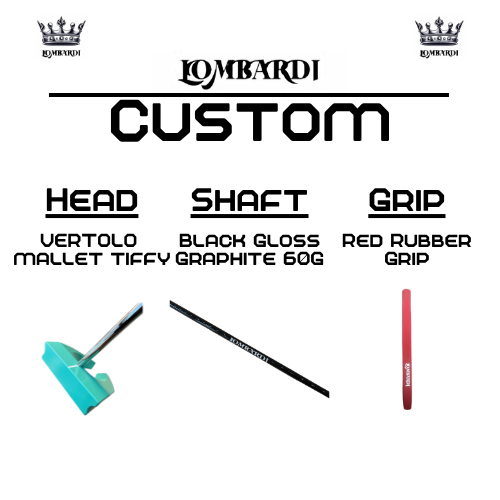 Lombardi Golf Custom Tiffy Vertolo Mallet Golf Putter