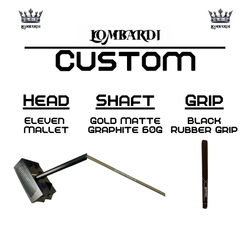Lombardi Golf Custom Eleven Mallet Golf Putter