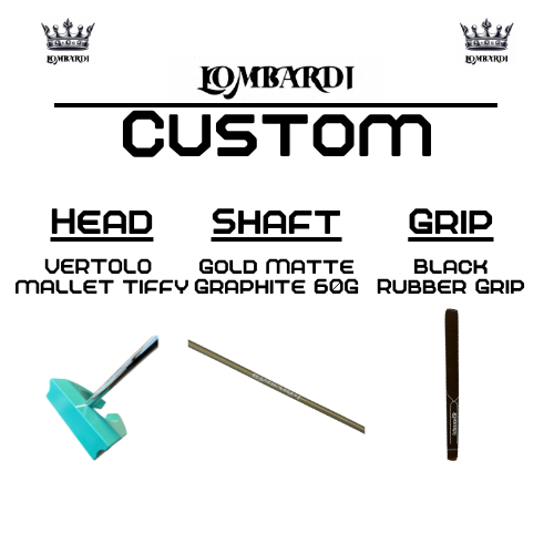 Lombardi Golf Custom Tiffy Vertolo Mallet Golf Putter