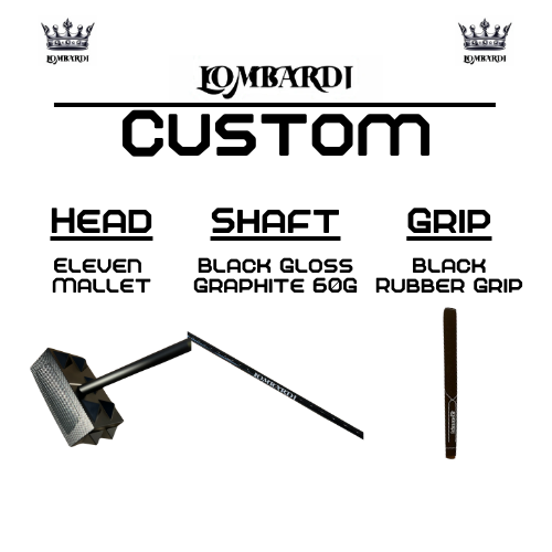 Lombardi Golf Custom Eleven Mallet Golf Putter