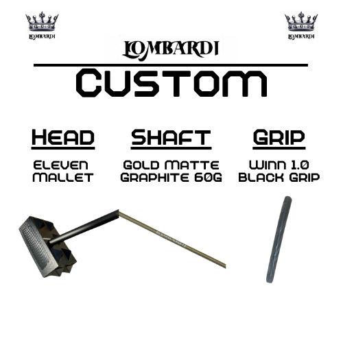 Lombardi Golf Custom Eleven Mallet Golf Putter