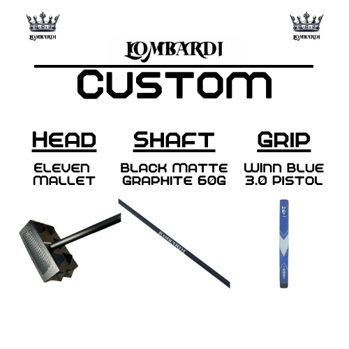 Lombardi Golf Custom Eleven Mallet Golf Putter