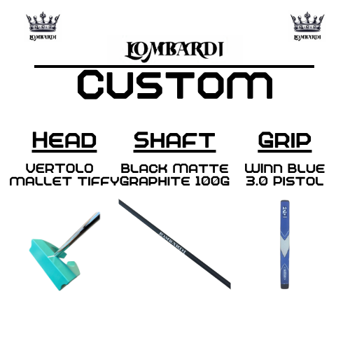Lombardi Golf Custom Tiffy Vertolo Mallet Golf Putter