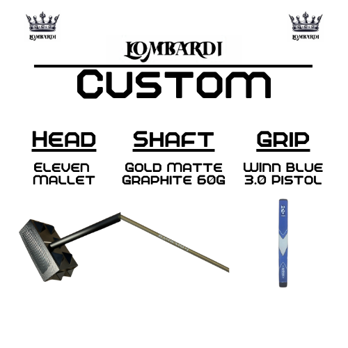 Lombardi Golf Custom Eleven Mallet Golf Putter