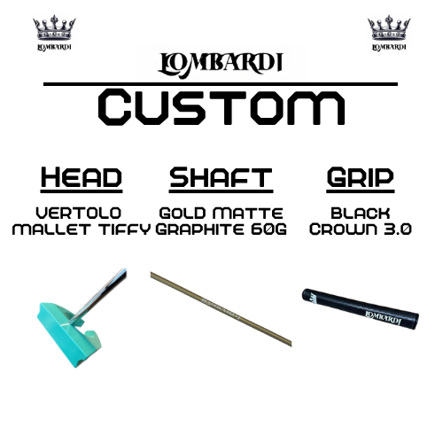 Lombardi Golf Custom Tiffy Vertolo Mallet Golf Putter