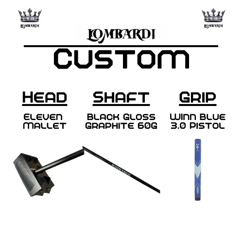 Lombardi Golf Custom Eleven Mallet Golf Putter
