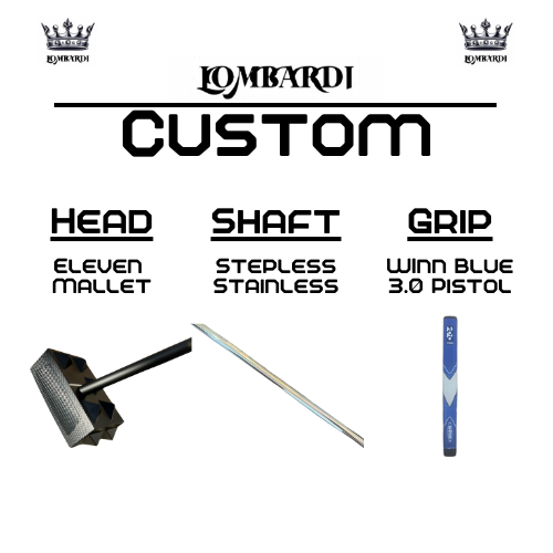Lombardi Golf Custom Eleven Mallet Golf Putter