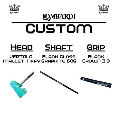 Lombardi Golf Custom Tiffy Vertolo Mallet Golf Putter