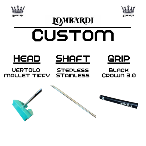 Lombardi Golf Custom Tiffy Vertolo Mallet Golf Putter