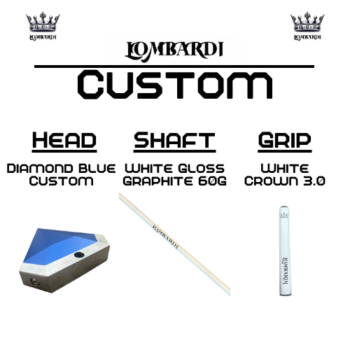 Lombardi Golf Custom Blue Diamond Mallet Golf Putter