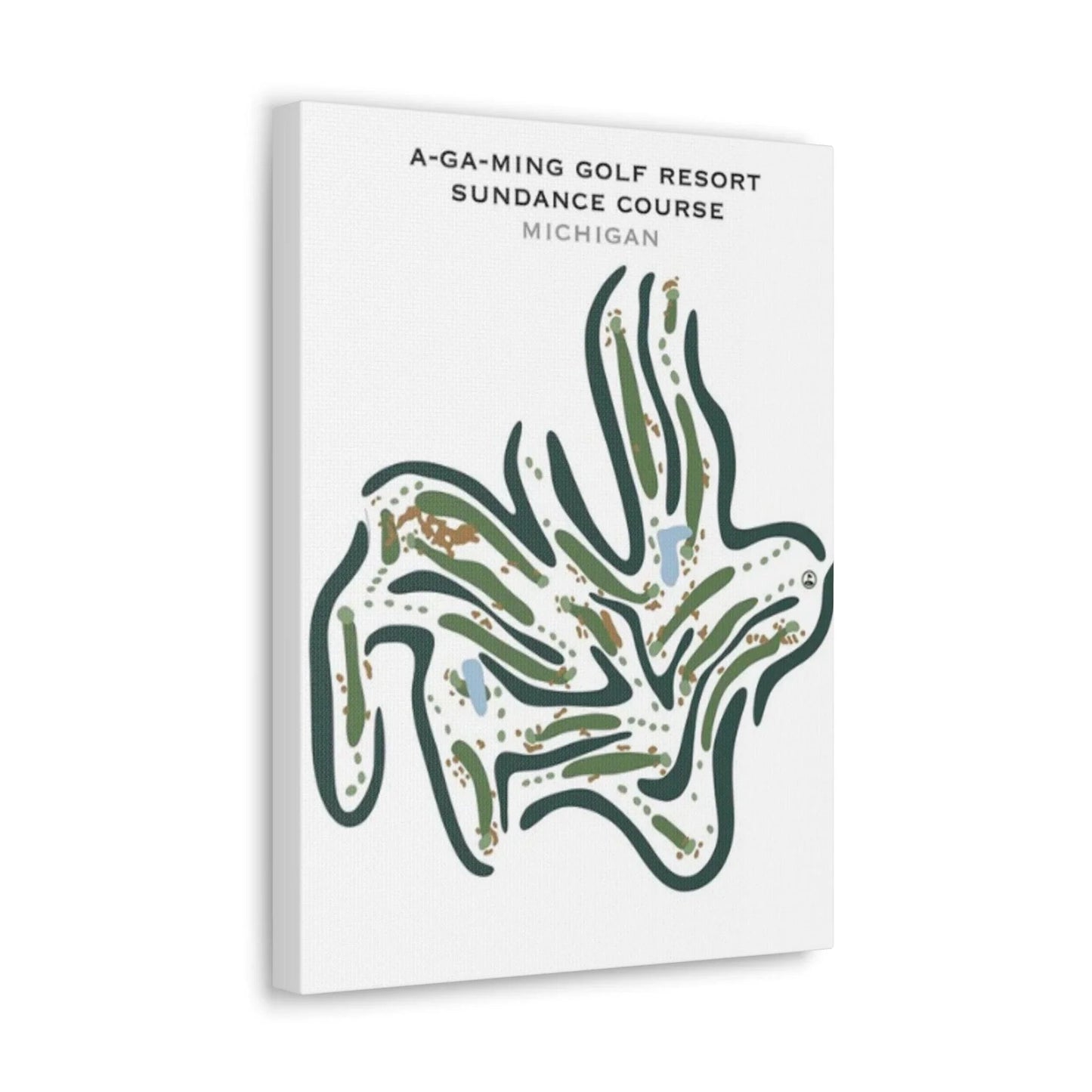 Creek Golf Resort, Eden Utah - Printed Golf Courses