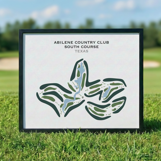 Abilene Country Club - South Course, Texas - Printed Golf Courses