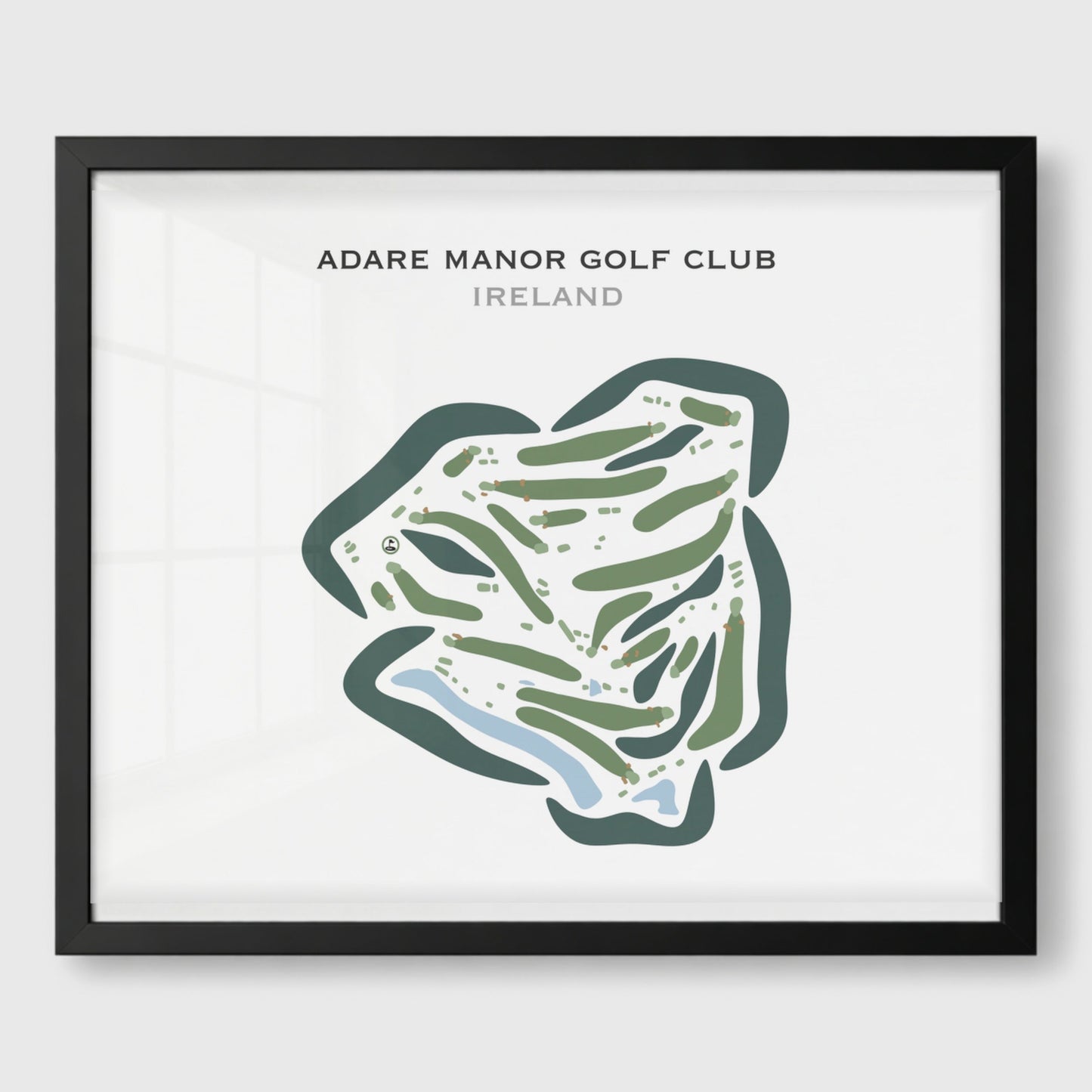 Adare Manor Golf Club, Ireland - Printed Golf Courses