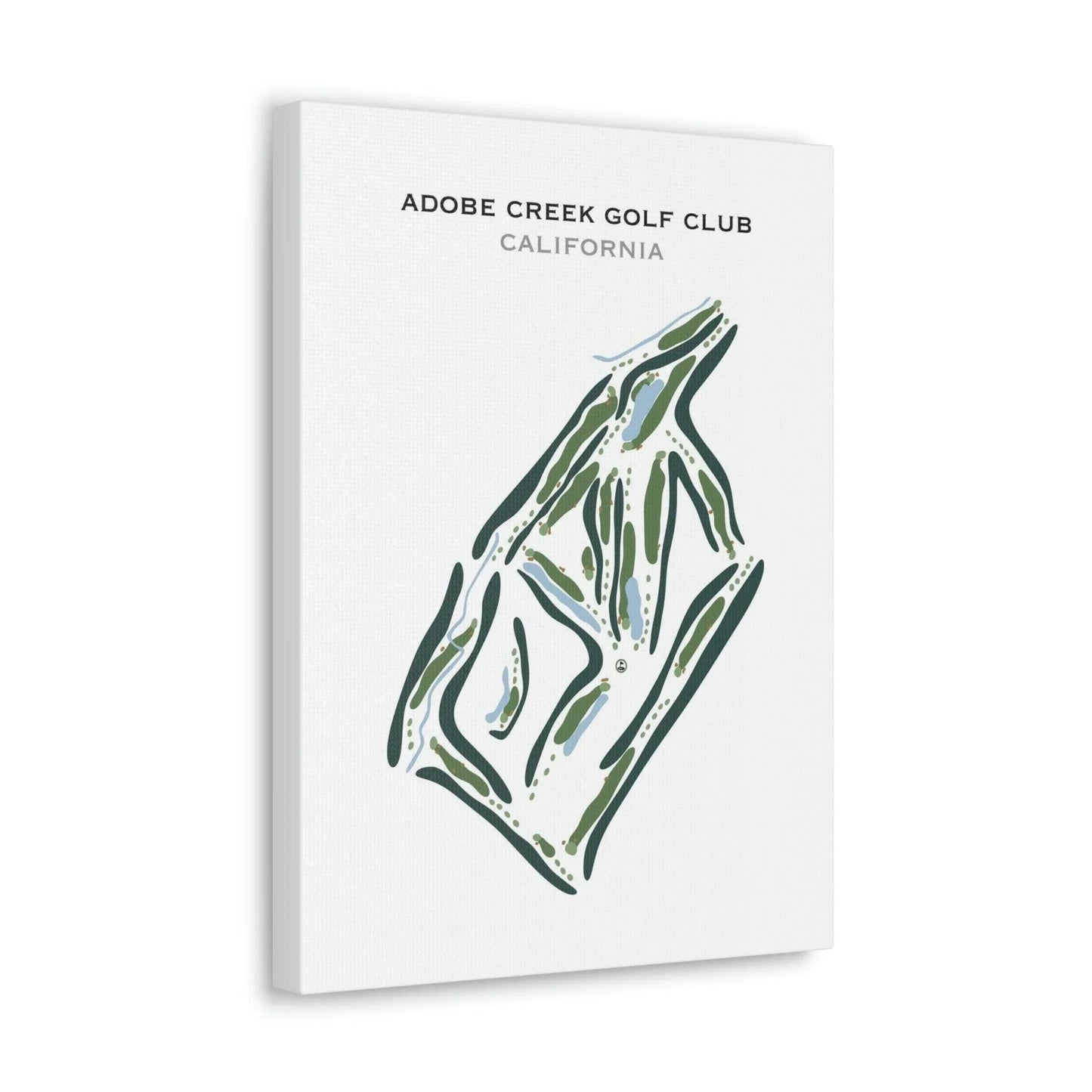 Adobe Creek Golf Club, California - Printed Golf Courses