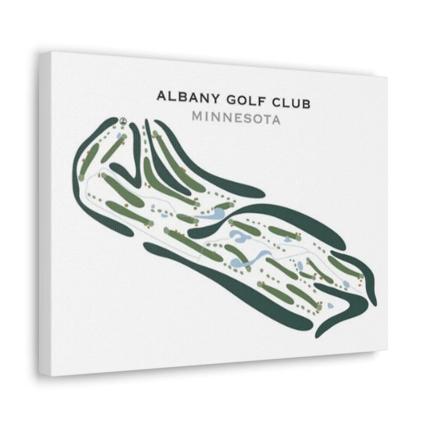 Albany Golf Club, Minnesota - Printed Golf Courses