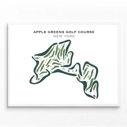Apple Greens Golf Course, New York - Printed Golf Courses