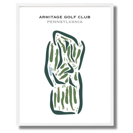 Armitage Golf Club, Pennsylvania - Printed Golf Courses