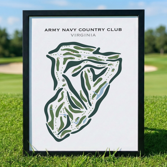 Army Navy Country Club, Arlington, Virginia - Printed Golf Courses