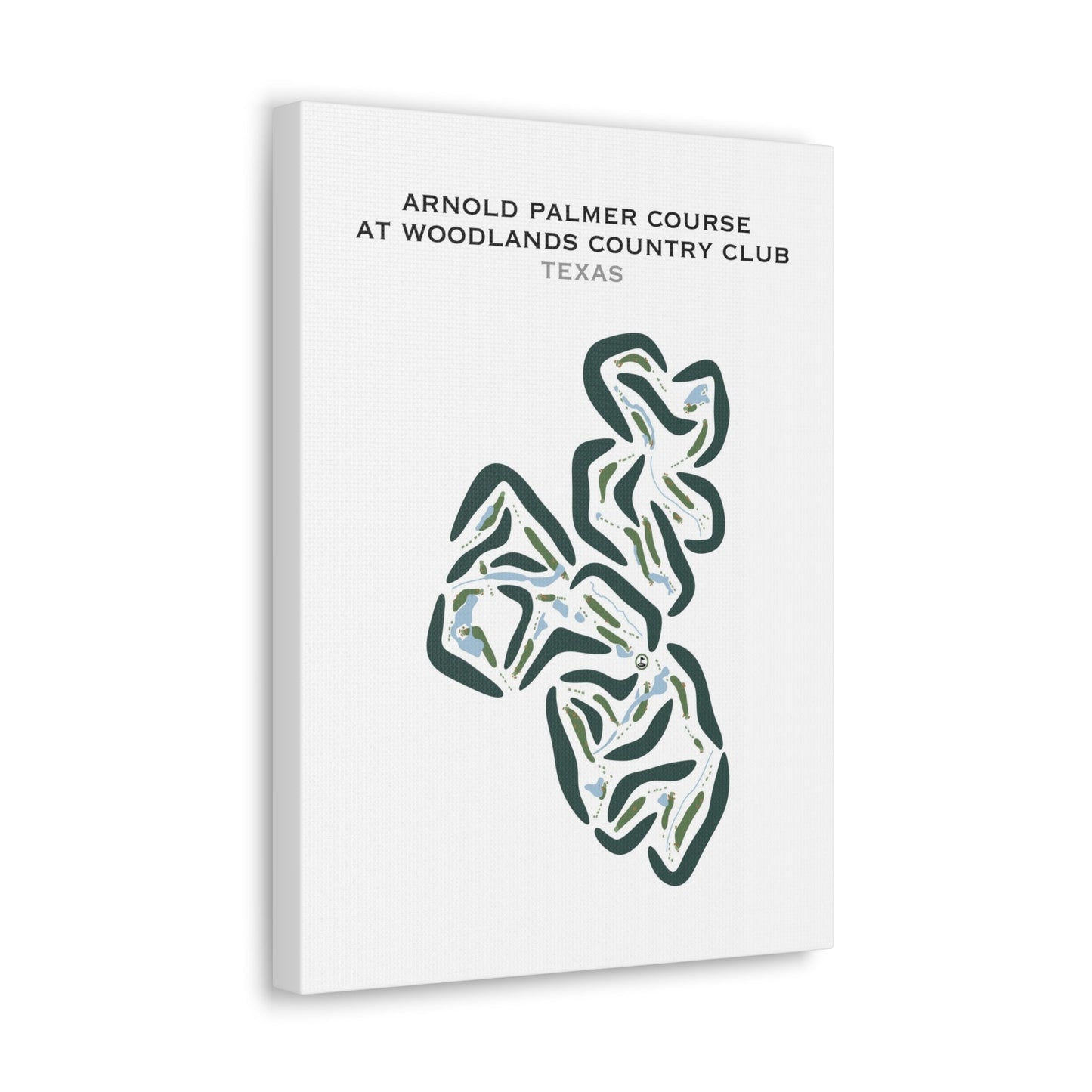Arnold Palmer Course at The Woodlands Country Club, Texas - Printed Golf Courses