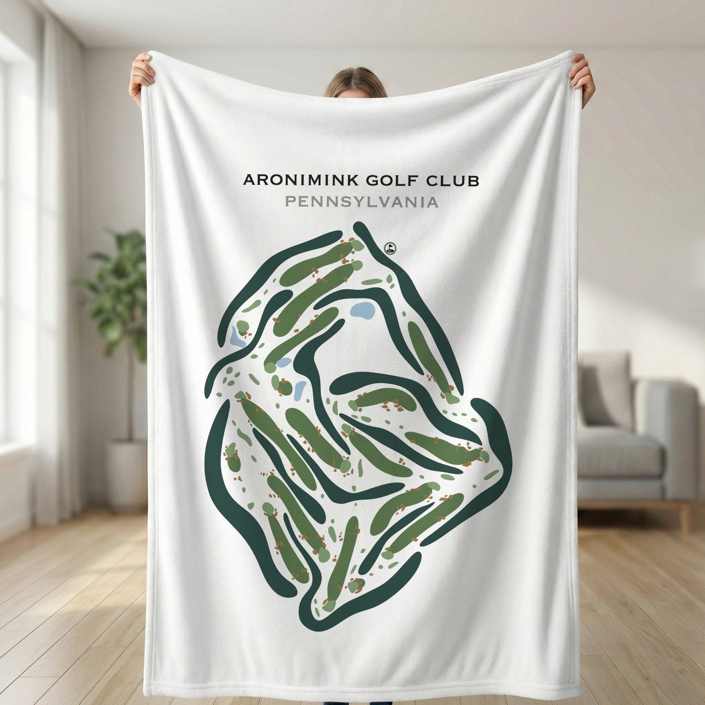 Aronimink Golf Club, Pennsylvania - Printed Golf Courses