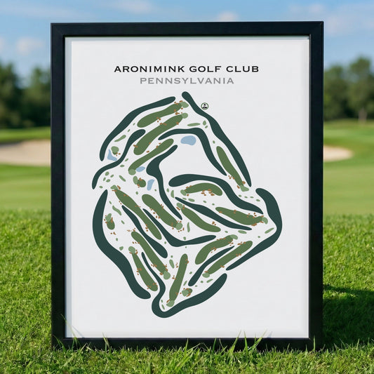 Aronimink Golf Club, Pennsylvania - Printed Golf Courses