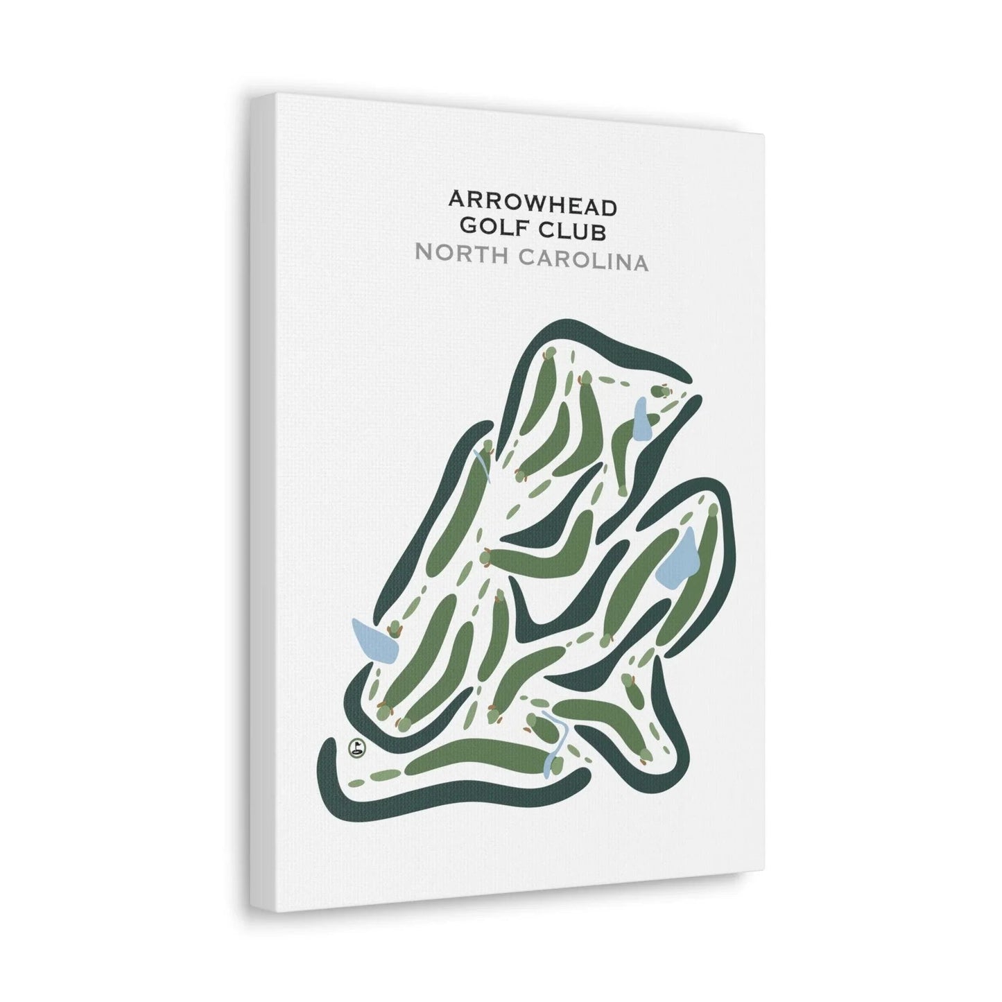 Arrowhead Golf Club, North Carolina - Printed Golf Courses